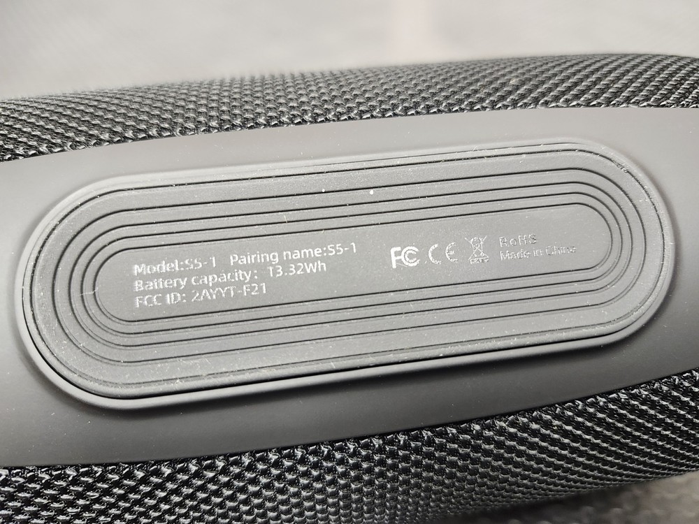 S5-1 WIRELESS SPEAKER BLACK NEW