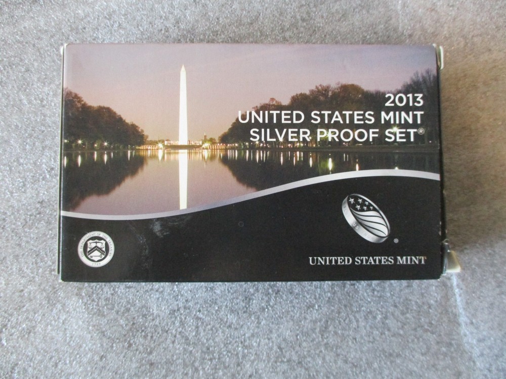 2013 SILVER PROOF SET US MINT "S" & COA + ORIGINAL OUTER BOX