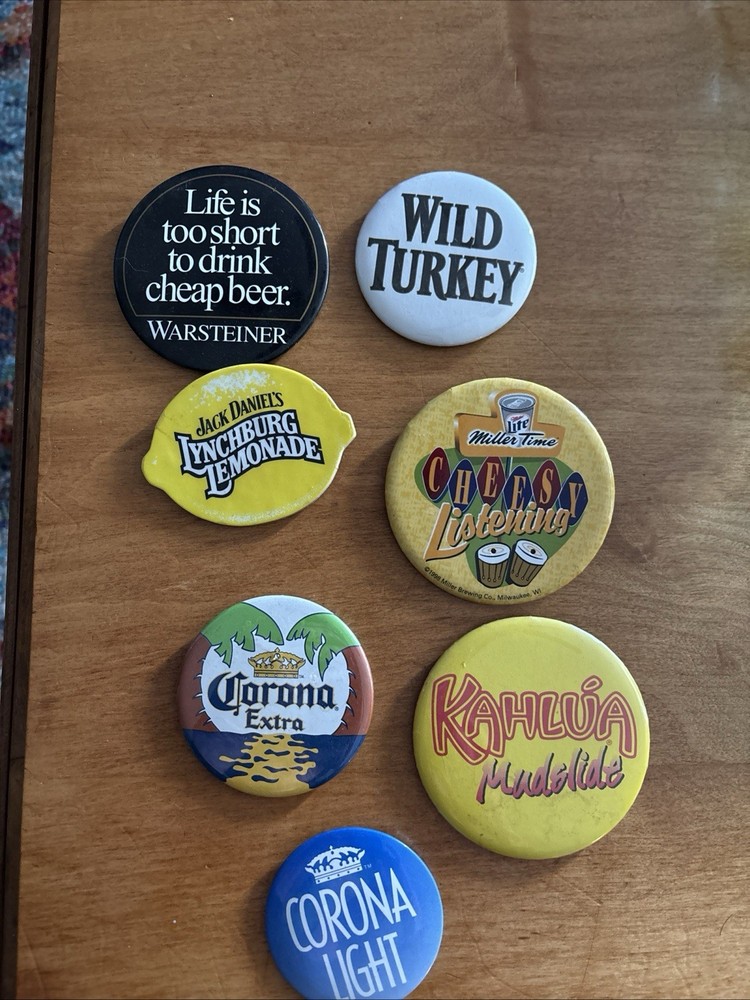 Bundle Of Beer And Liquor Pins (7)