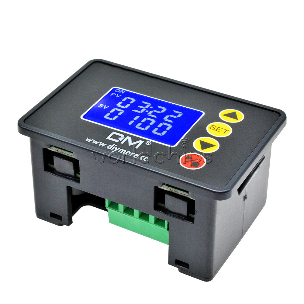AC110~220V 1.37"LCD Microcomputer Time Controller Timing Module 10A 0000~9999S