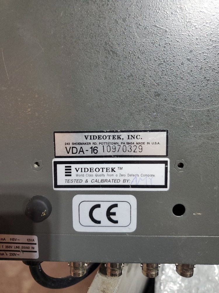 Videotek VDA-16 Video Distribution Amplifier