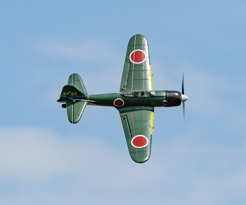 Mitsubishi A6M Zero Micro Warbirds RTF RC Airplane w/PASS Stability Assist