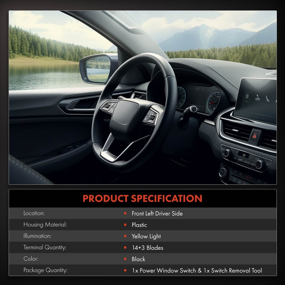 Master Power Window Switch For Nissan Sentra 2008 2009 2010 Front Left Driver