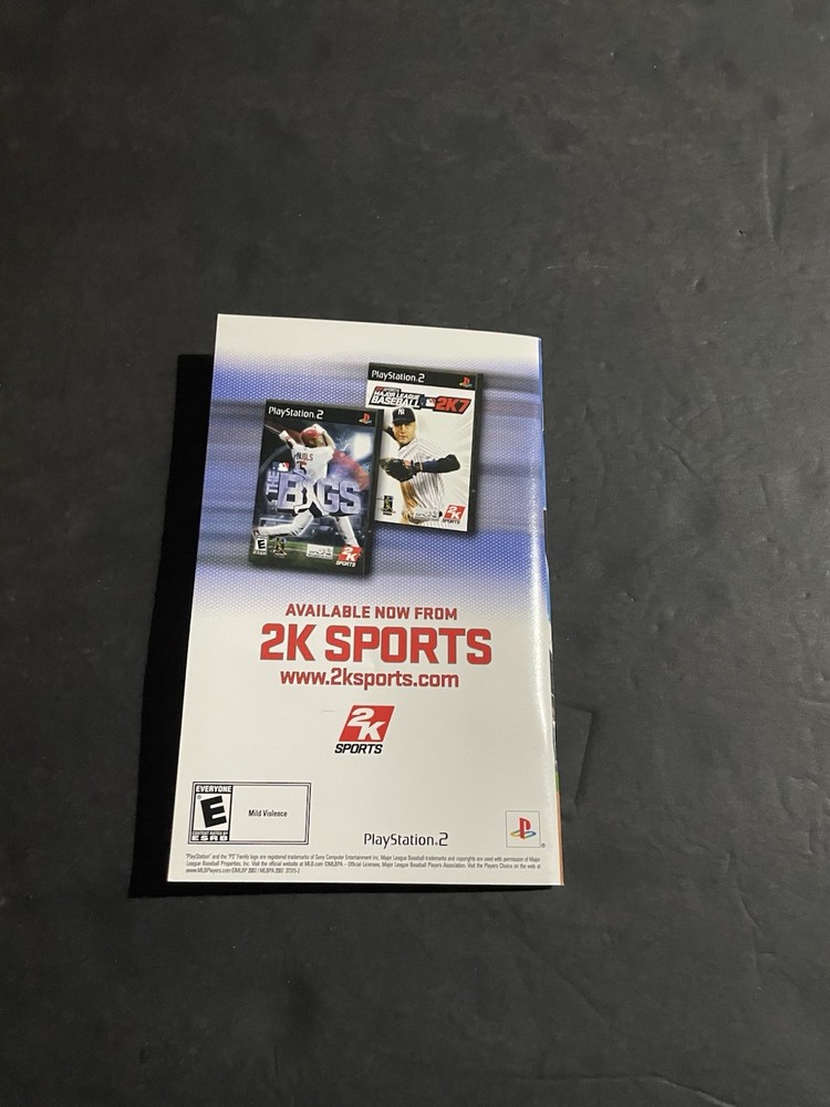 mlb power pros ps2 Manual Only