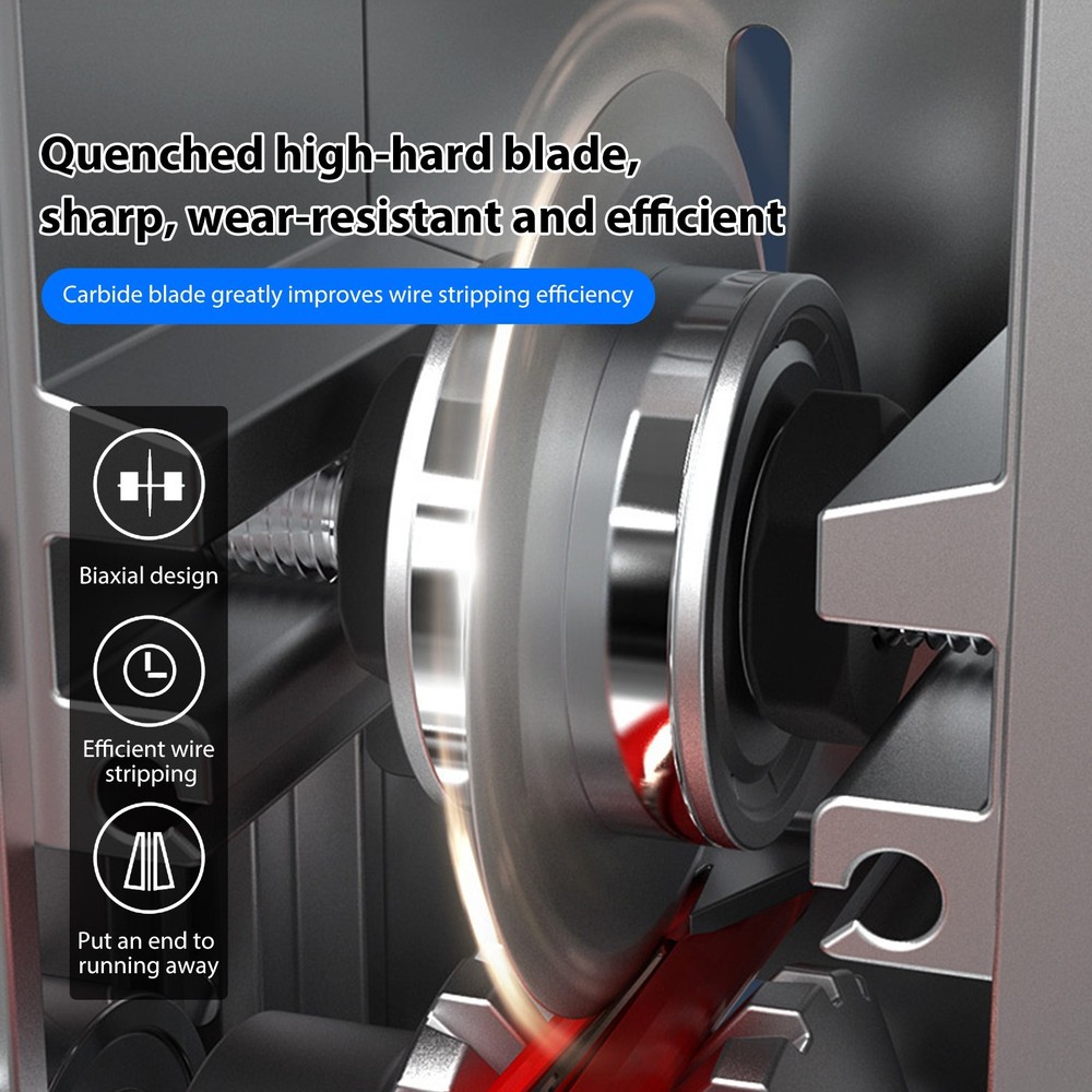 Portable Wire Stripping Machine Drill Powered Copper Cable Stripper Tool 1-25mm