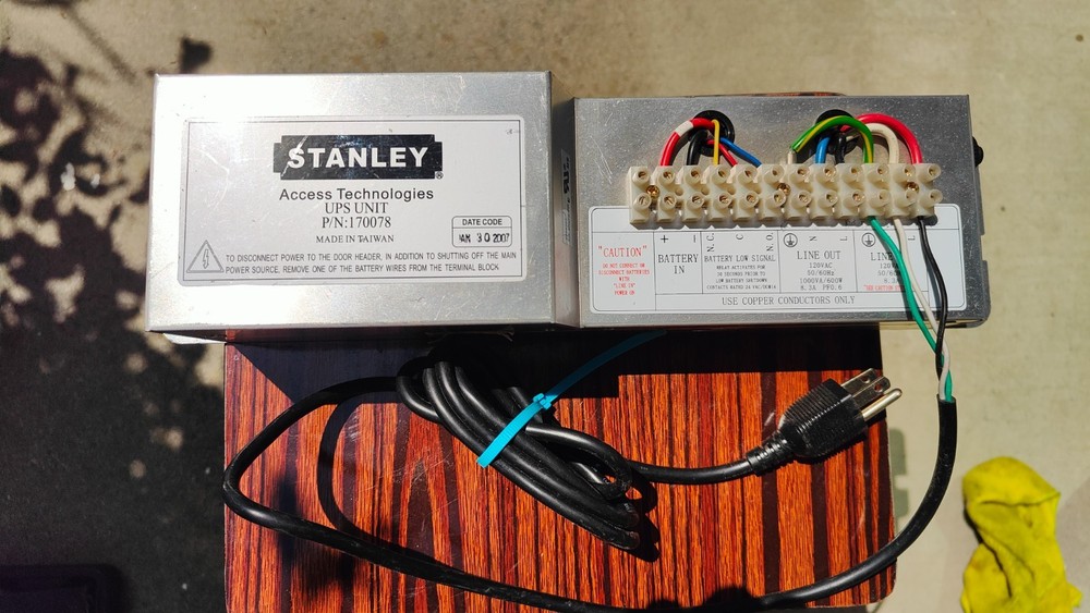 STANLEY ACCESS TECH. UPS UNIT P/N 170078