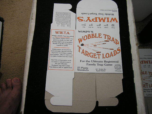 Wimpy's Wobble Trap Target Loads (10 unused Boxes)