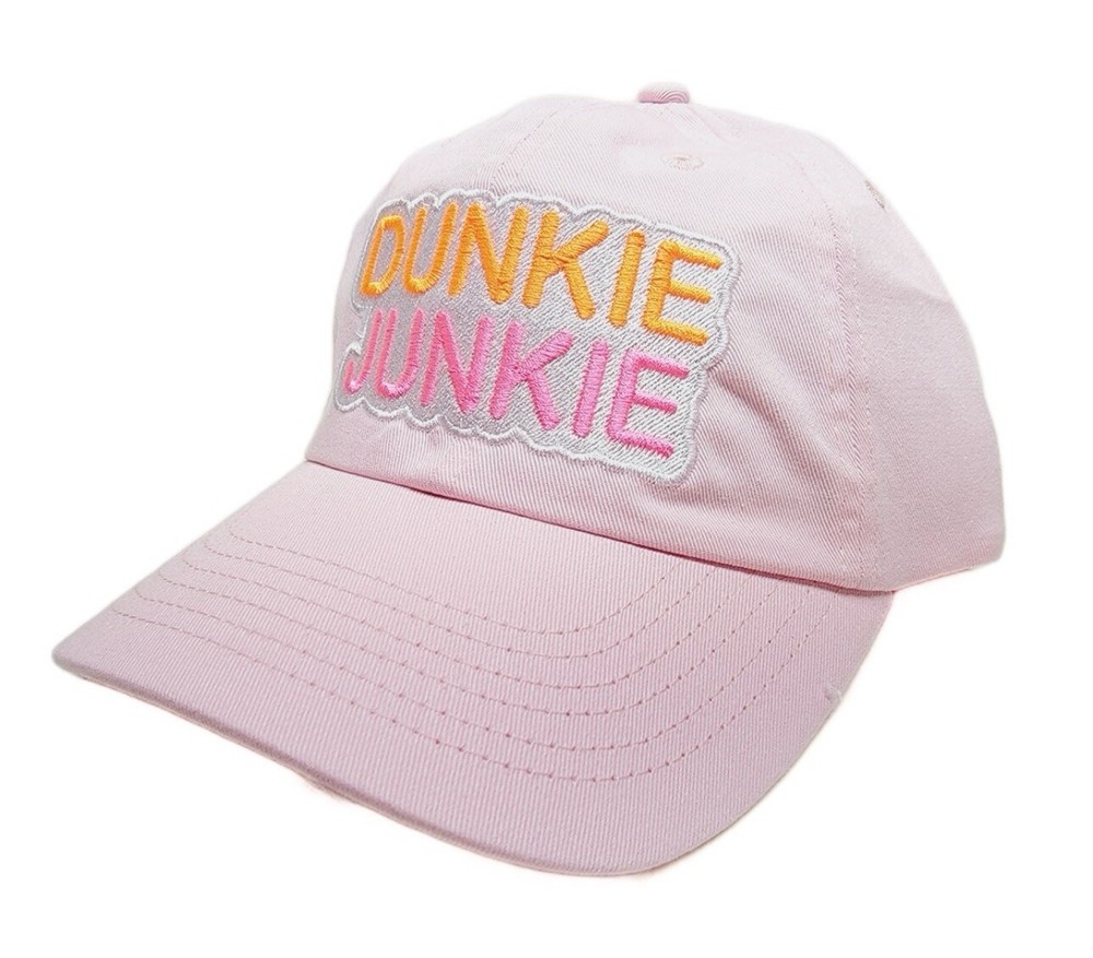 Dunkie Junkie Embroidered Relaxed Fit Unstructured Hook and Loop Cap Hat