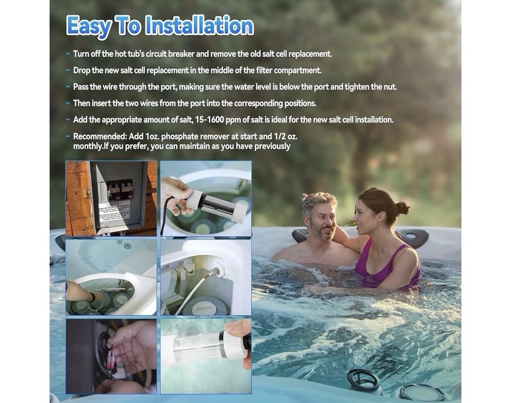 The Scepter Salt Cell Replacement For Hot Spring ACE SYSTEM, P/N 76078