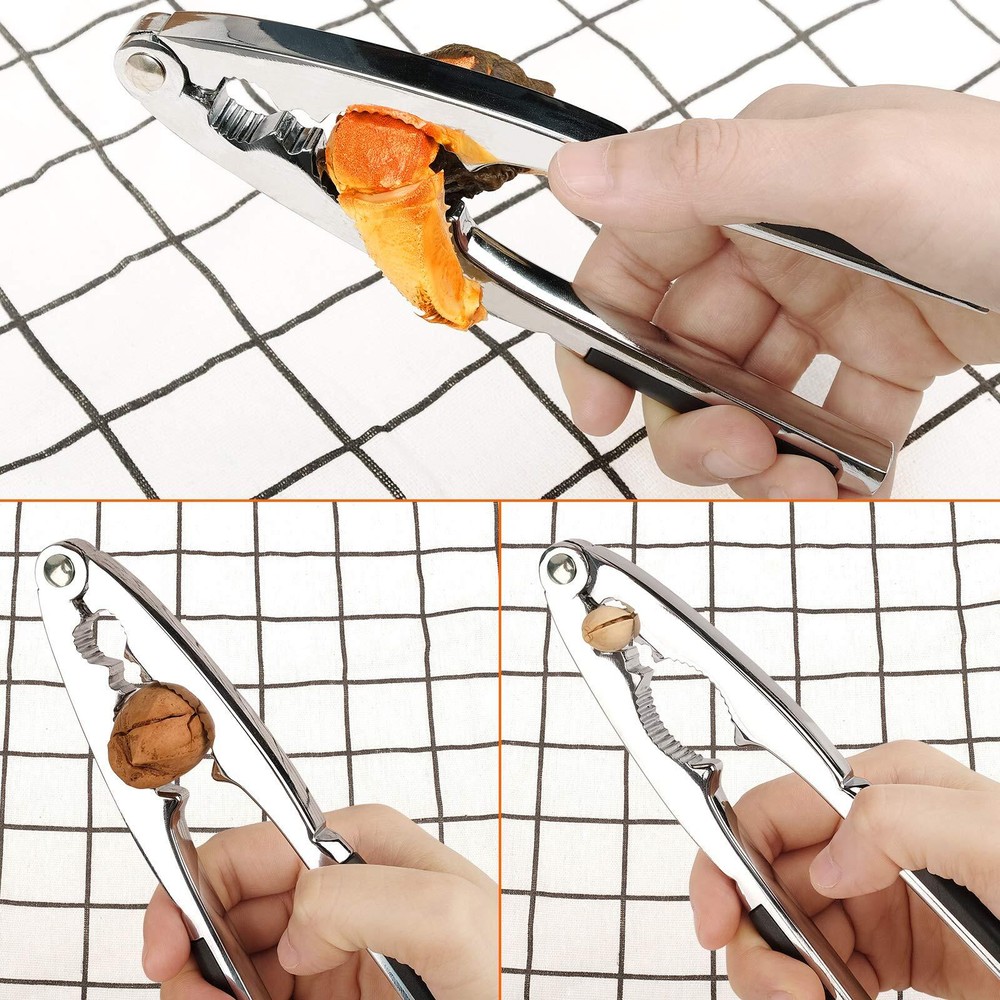 Nutcracker Pecan Walnut Nut Crackers Bundle Heavy Duty Shell Seafood Cracker ...