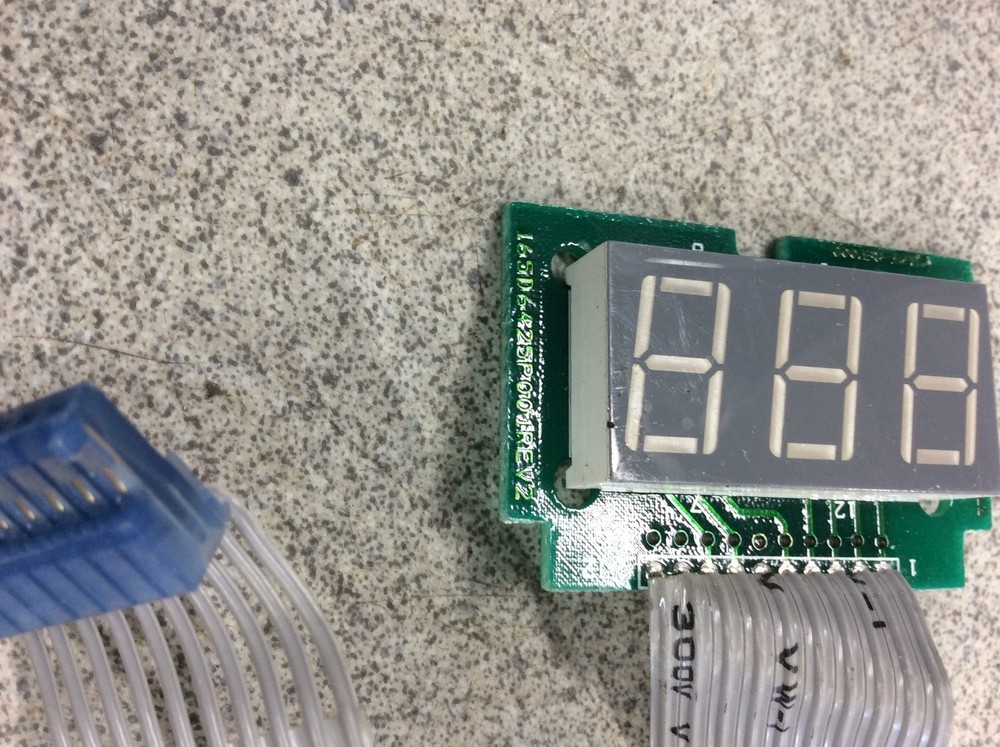 GE DISHWASHER DISPLAY MODULE PART# 165d6425p001