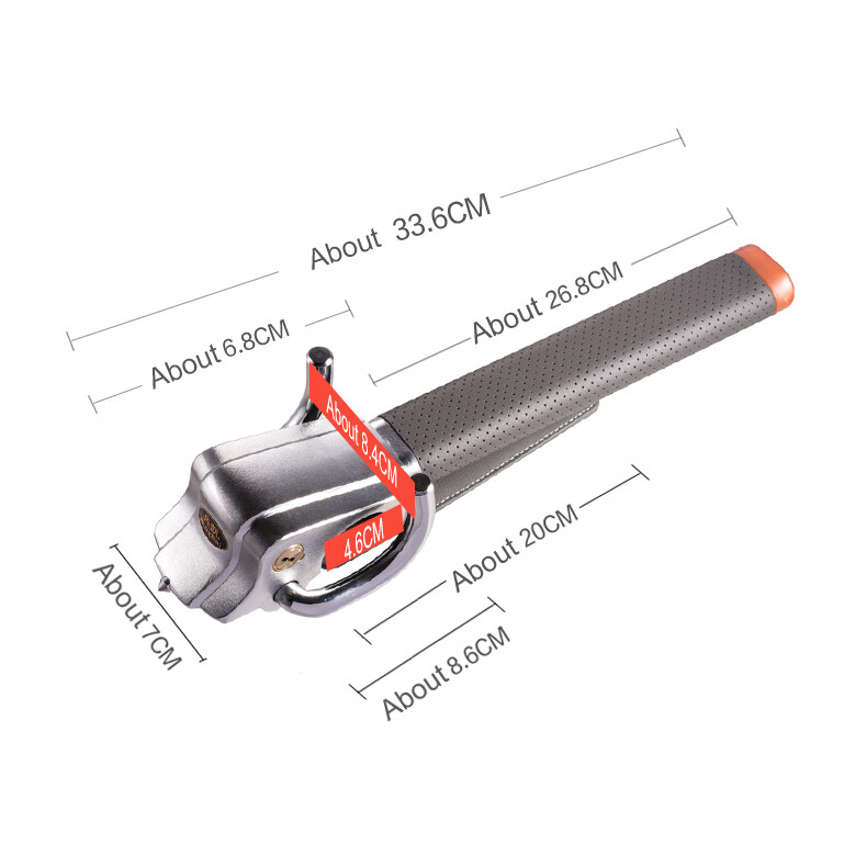 Universal Auto Car Anti-Theft Security Steering Wheel Lock Top Mount Car Lock US