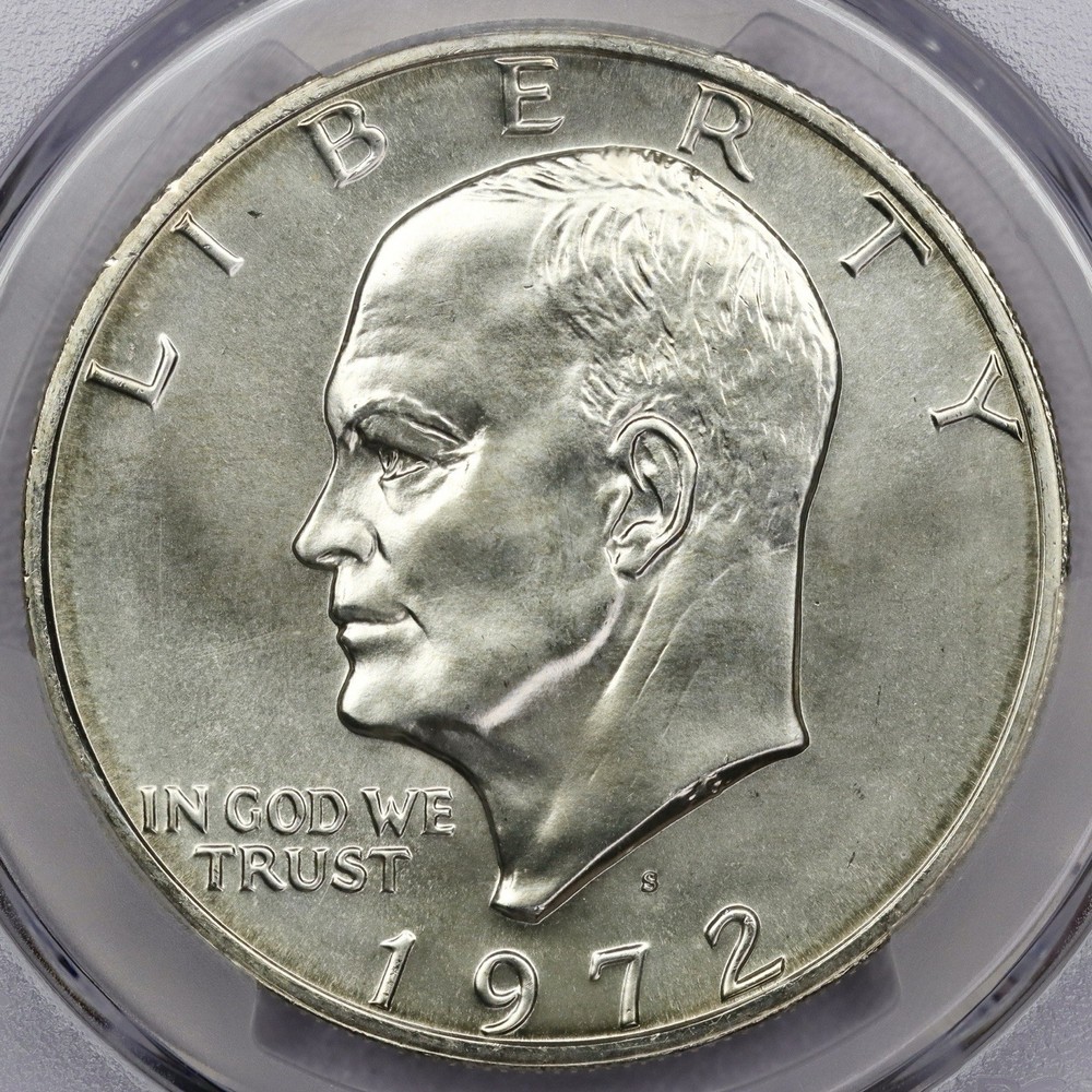 1972-S Silver Eisenhower Dollar - PCGS MS 68+