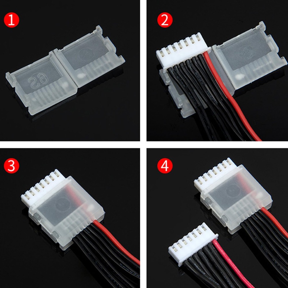 20 PCS Ab Clip Balance Plug Protector 3s Lithium Polymer Battery Connector