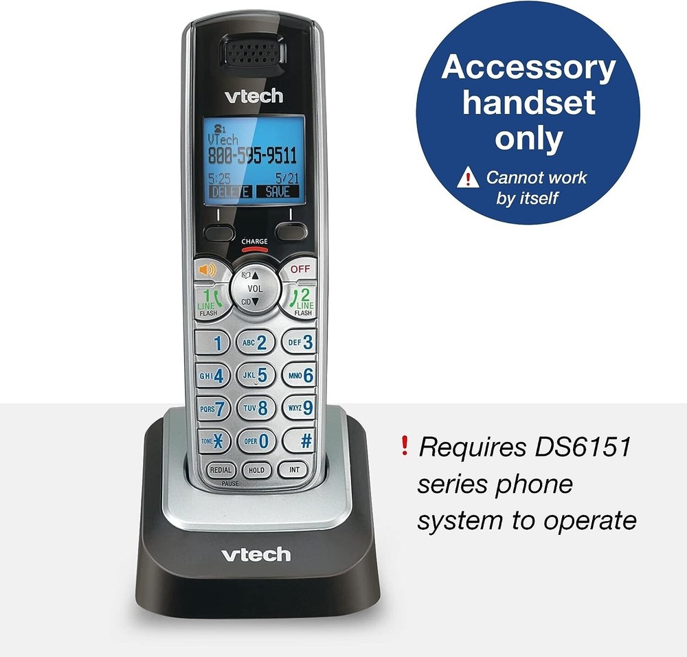 Vtech 4 Pack DS6101 Extra Accessory Expansion Additional Handsets for DS6151 New