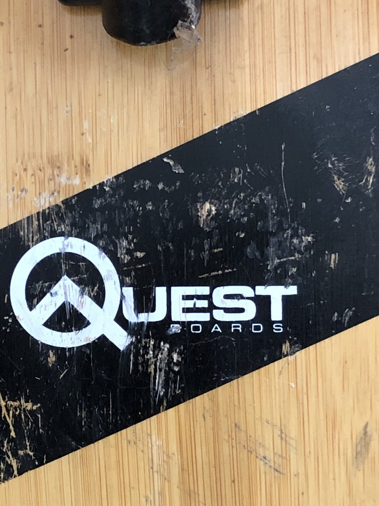 Quest Boards Wood Grain Design Underside 44” LONGBOARD SKATEBOARD