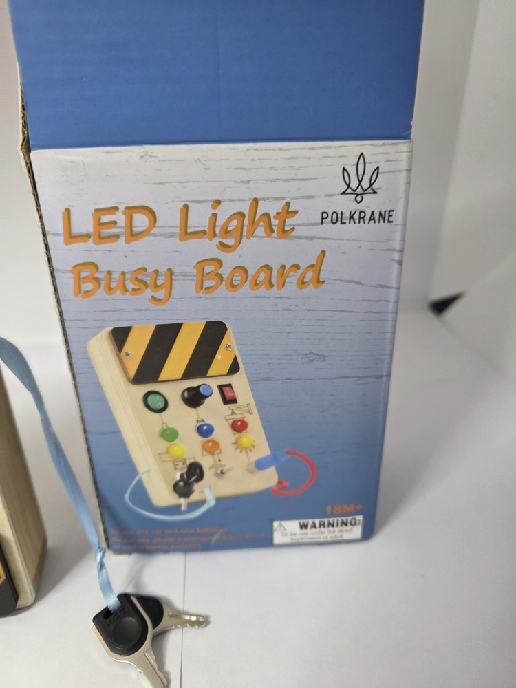 Polkrane LED Light Busy Board 18M+, Model MB-06 (Battery Include)
