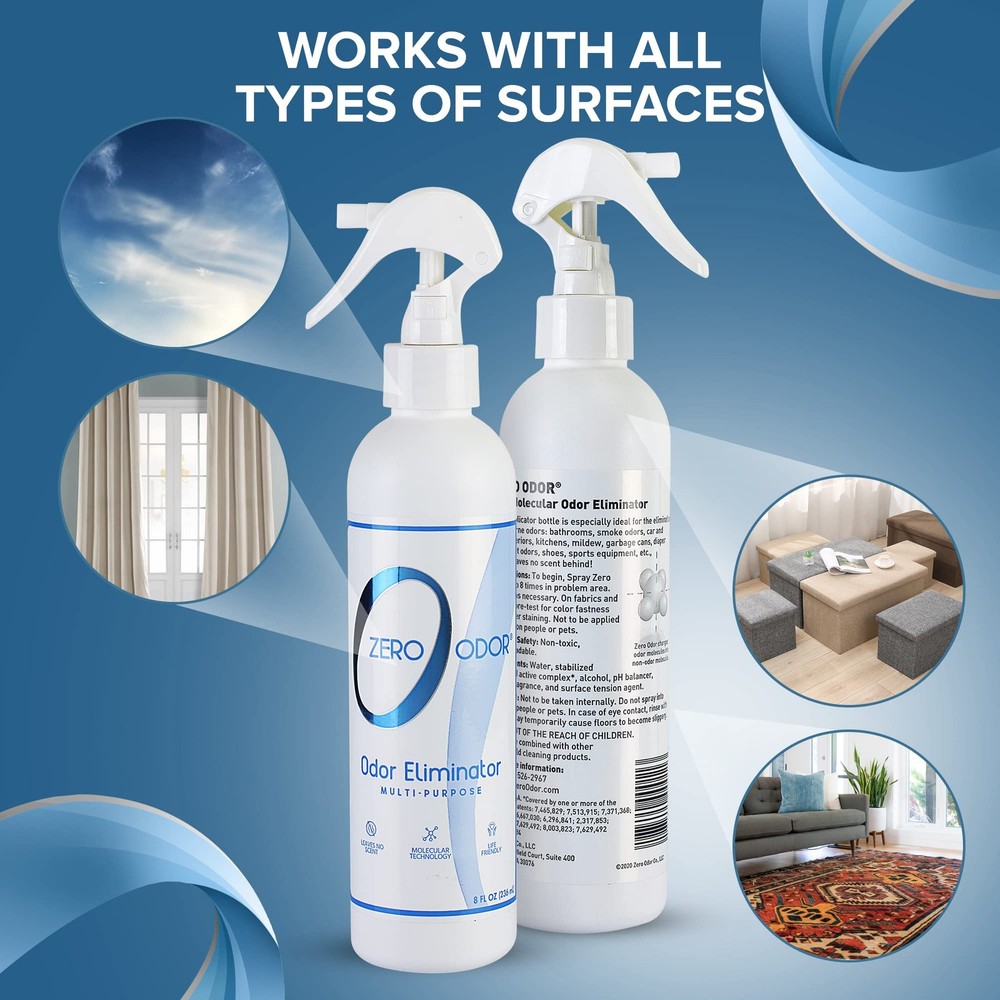 Zero Odor MultiPurpose Strong Odor Eliminator for Home, Office, Car, Bathroo...