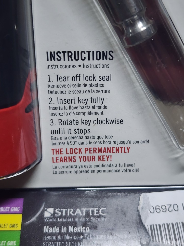 BOLT 7023630 1/2" Receiver LOCK FORD SIDE CUT