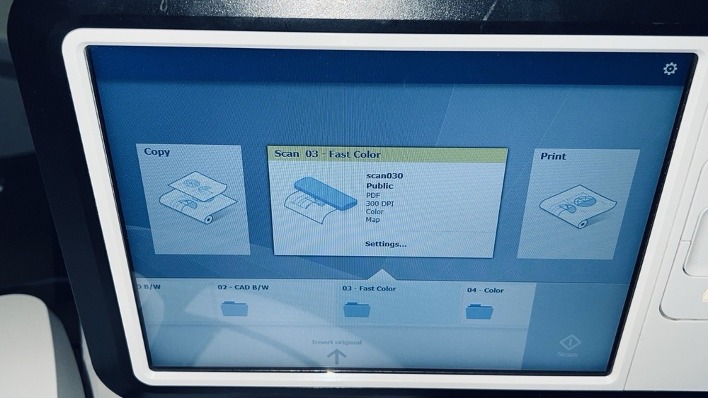 Canon PlotWave 3500 engineering printer. low meter. perfect! Oce