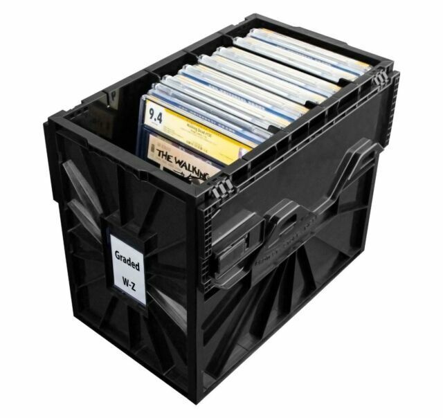 BCW Graded Certified Comic Book Storage Plastic Bin Stackable Box