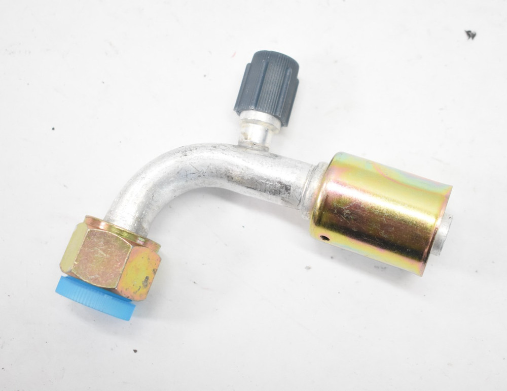 Universal Air Conditioner A/C Refrigerant Hose Fitting Replacement Unit 3/8"