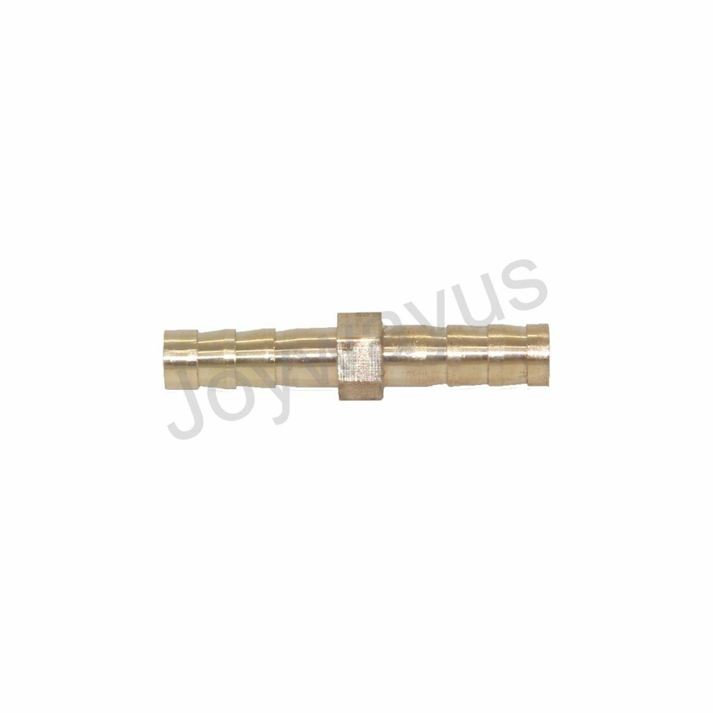 1/4" 6mm ID Hose Barb Hex Union Fitting Intersection/Split Brass Water/Fuel/Air
