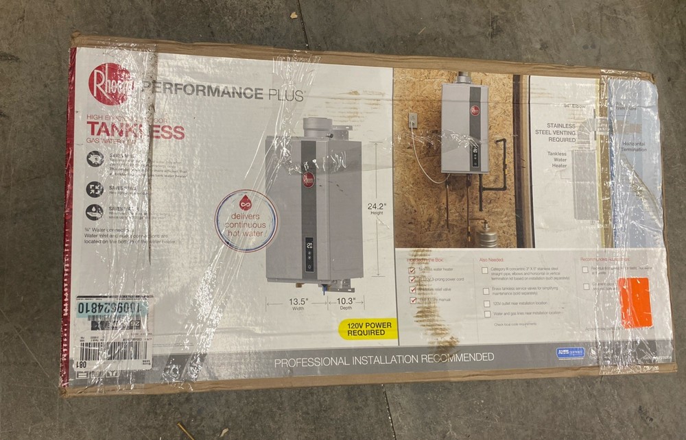 Rheem Performance Plus 7.0 GPM Non-Condensing Indoor Natural Gas Tankless Water