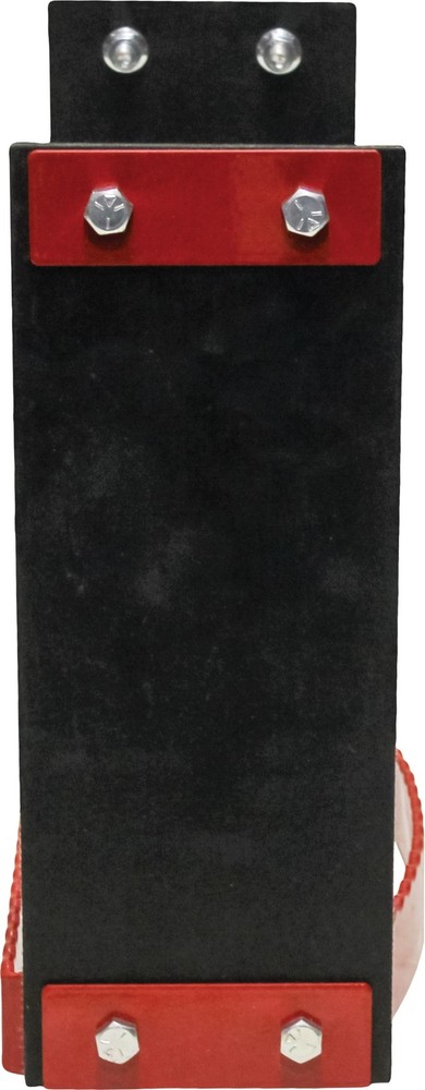 KM Universal Bolt-On Flex Step - Red flexible step for tractors