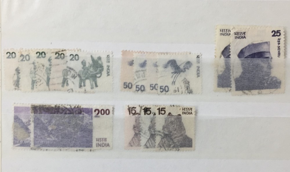 India Postage Used Mixture (Few 100) DA762