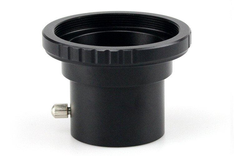 Telescope Eyepiece adapter SCT Thread to 1.25" Interface Adapter Telescope Black