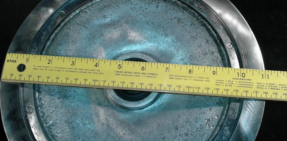 Globe Gravity Meat Slicer Model 760 Hub And Blade