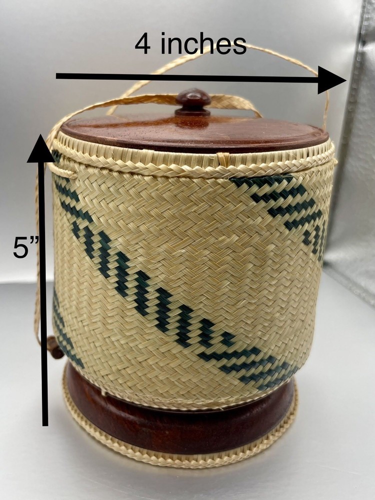 Kratip Handmade Sticky Rice Basket or Container