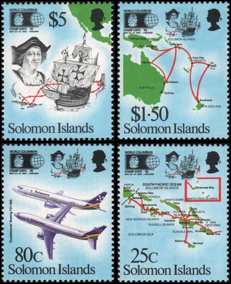 Solomon Islands #723-726 set MH VF