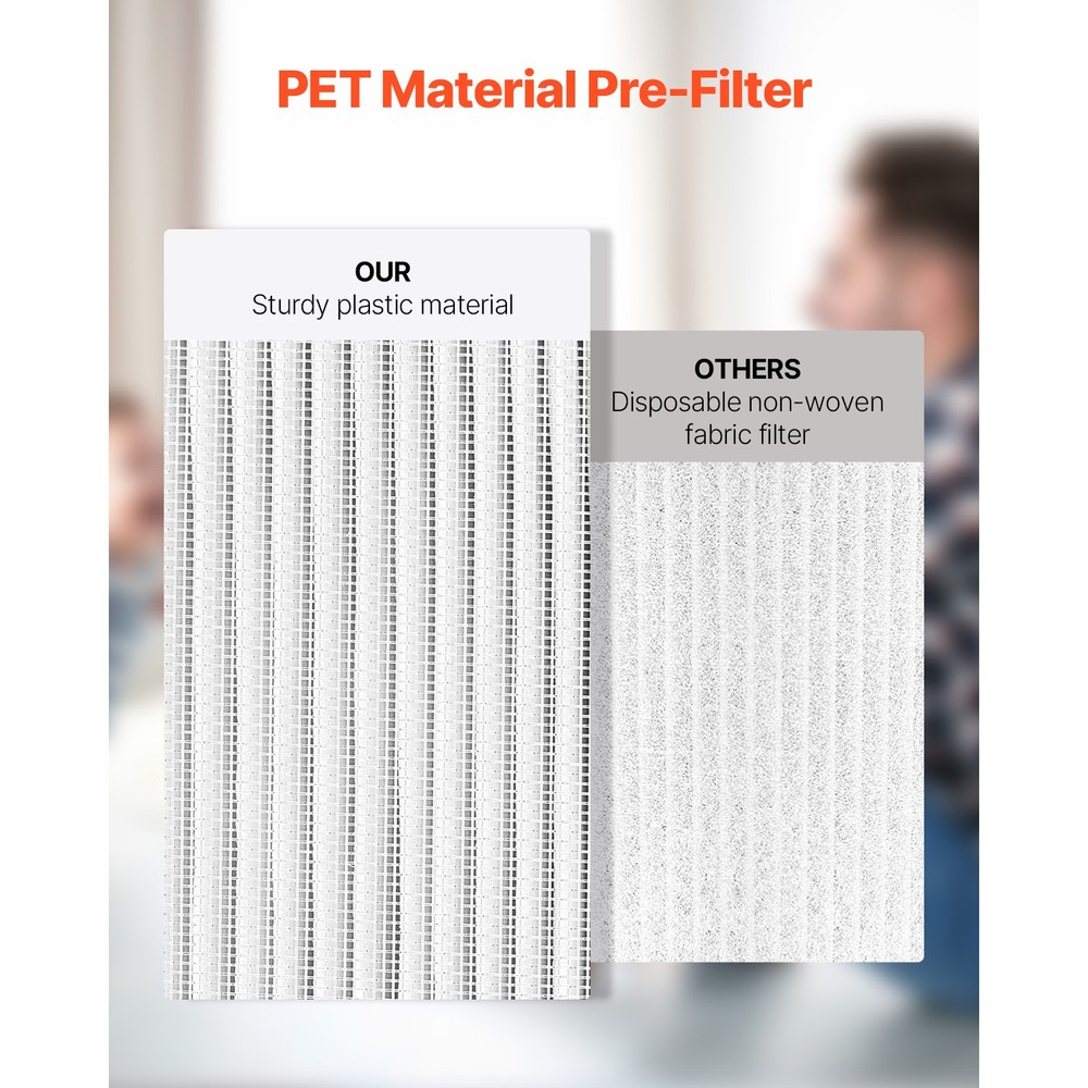 Uimoso Dual-function Air Cleaner Replacement H11 Filter with PET Pre-Filter