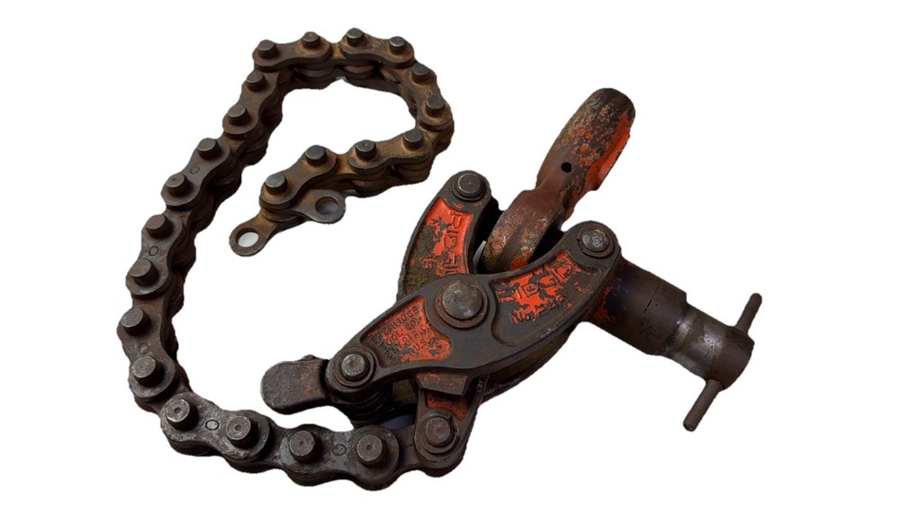 RIDGID Model 246 Cast Iron Chain Soil Pipe Cutter Snapper 1 1/2” - 6” 2a