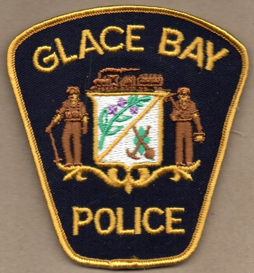 Glace Bay Nova Scotia PD Police Patch - Vintage - Canada - Defunct