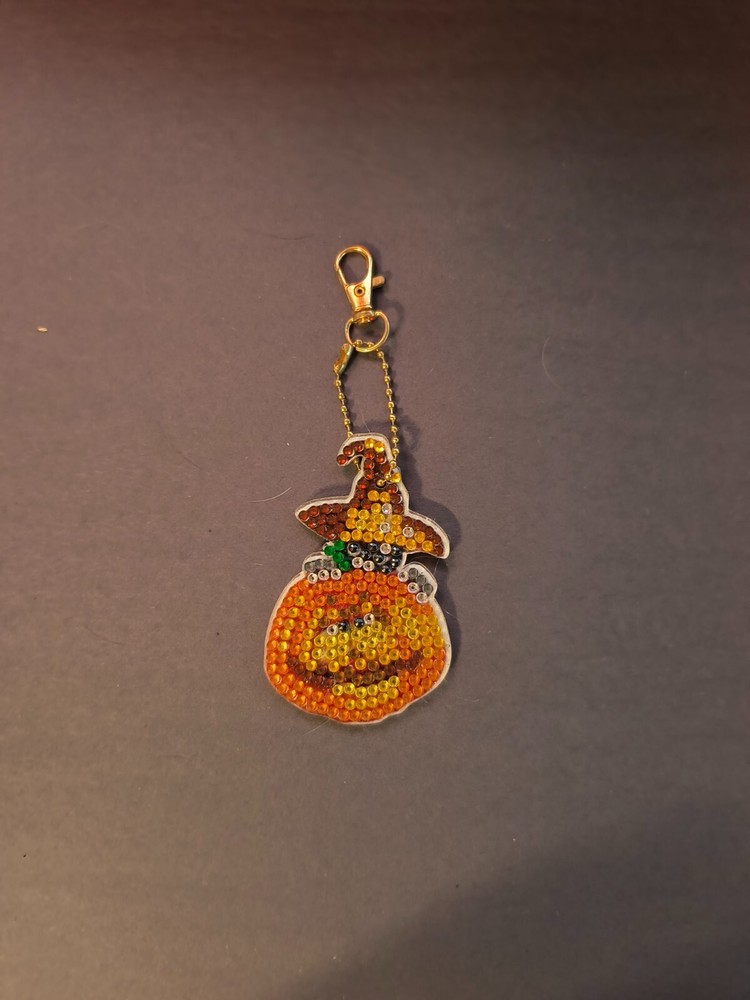 Double Sided Cat in Pumpkin Suncatcher
