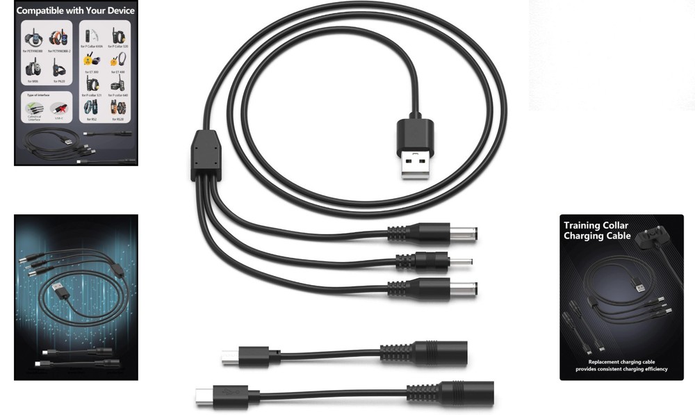 High-Efficiency Replacement Charger for E Collar Compatible with All Brands