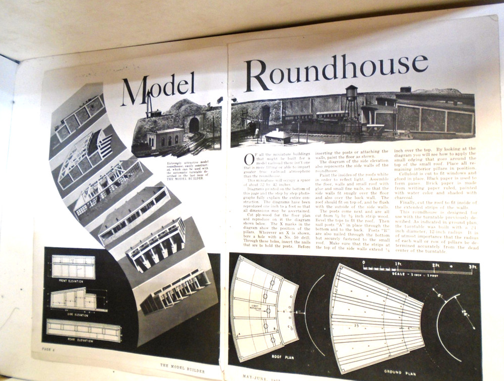 MODEL BUILDER MAGAZINE - MAY - JUNE 1937 - 35 PAGES