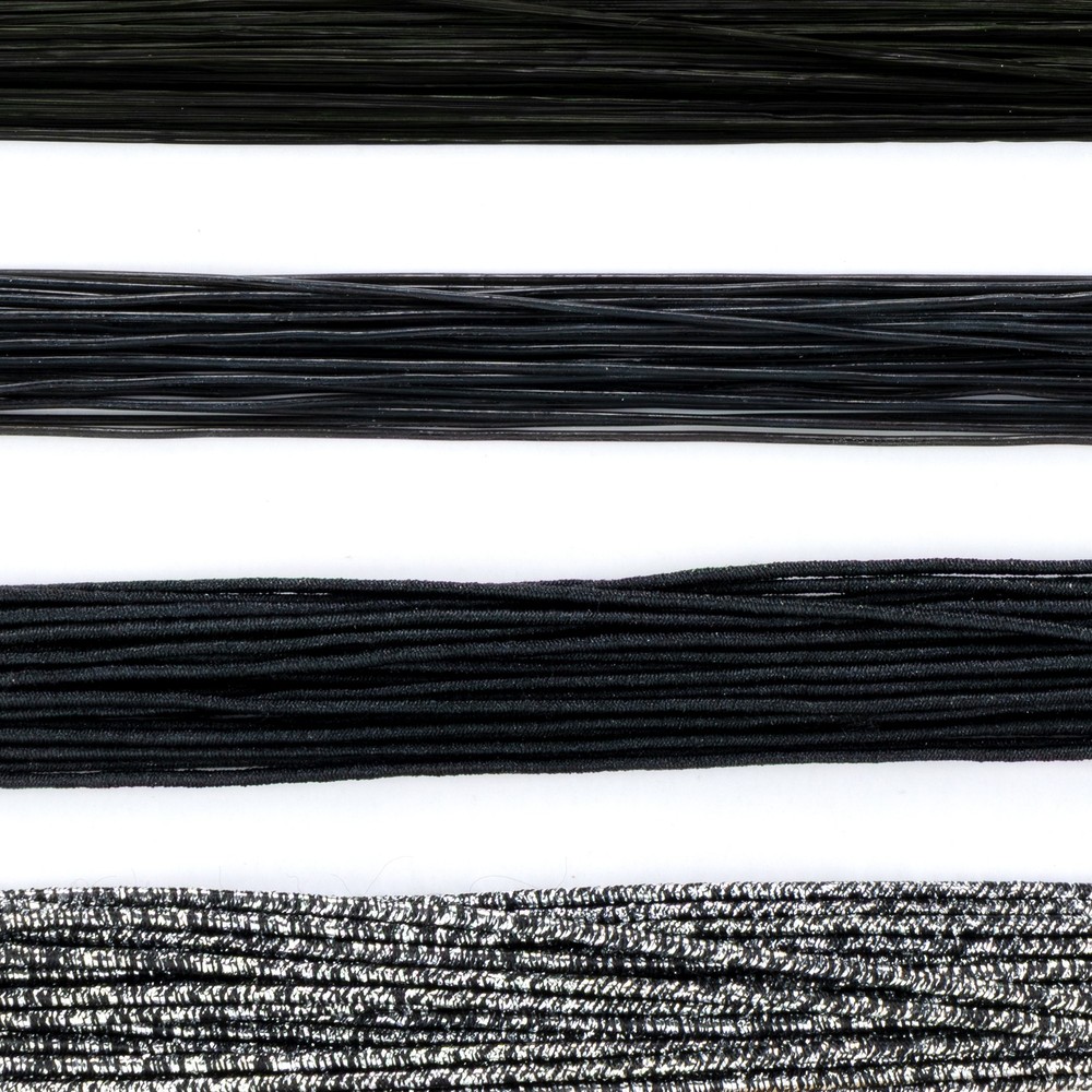 6 Pack - CousinDIY Stretch Cord-Multifilament Black - 34736088