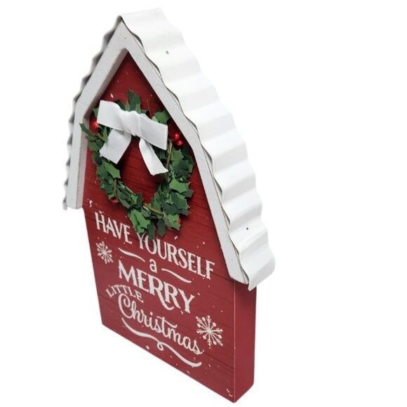 Holiday Tabletop Barn