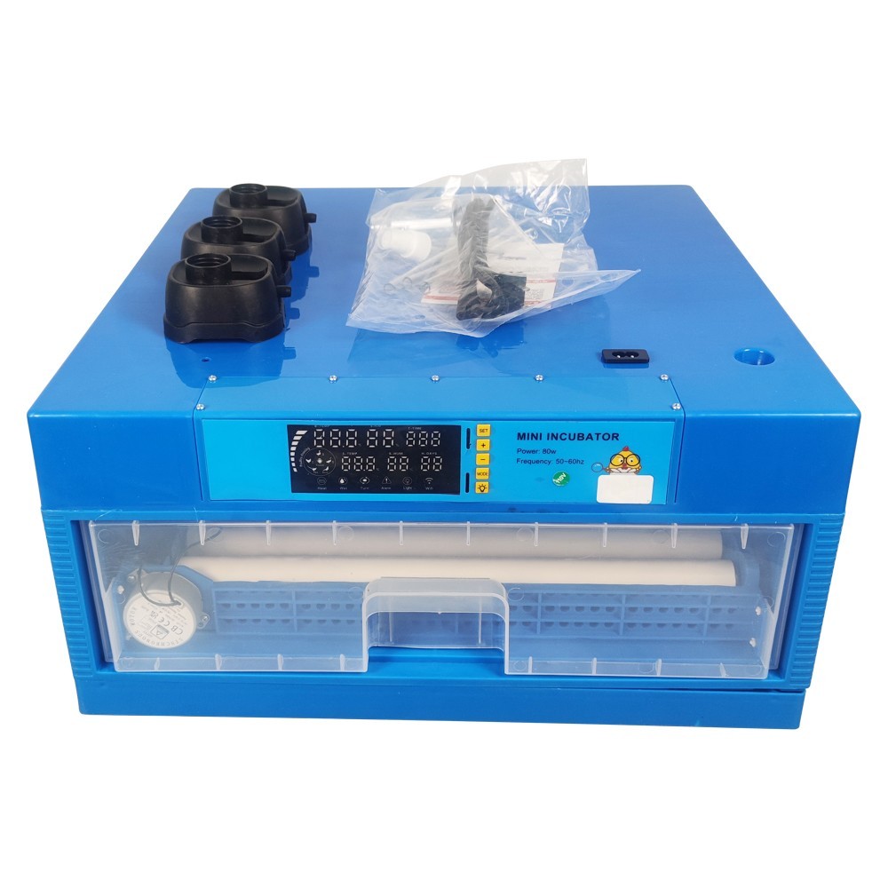 110V 64 Egg Temperature/Humidity Control Digital Display Chicken Incubator