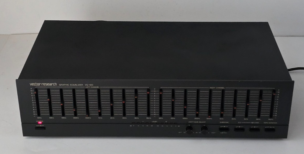Vintage Vector Research VQ-100 Graphic Equalizer (Tested / Working)