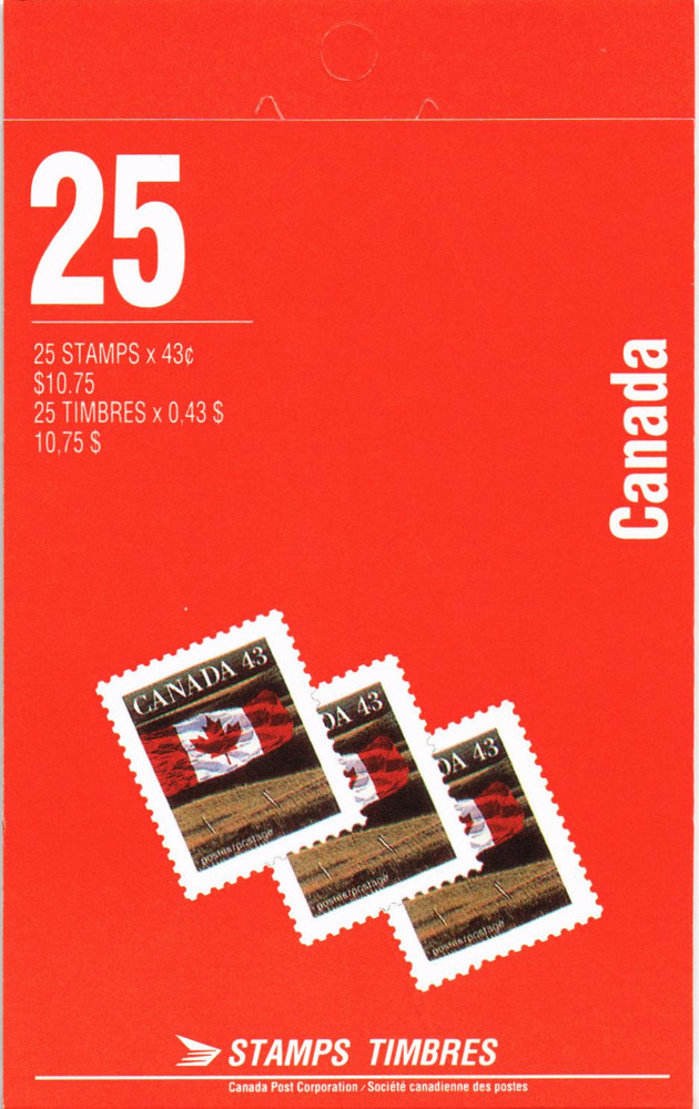 Canada 1992 Yvert C 1298(III) Basic Flags MNH VF