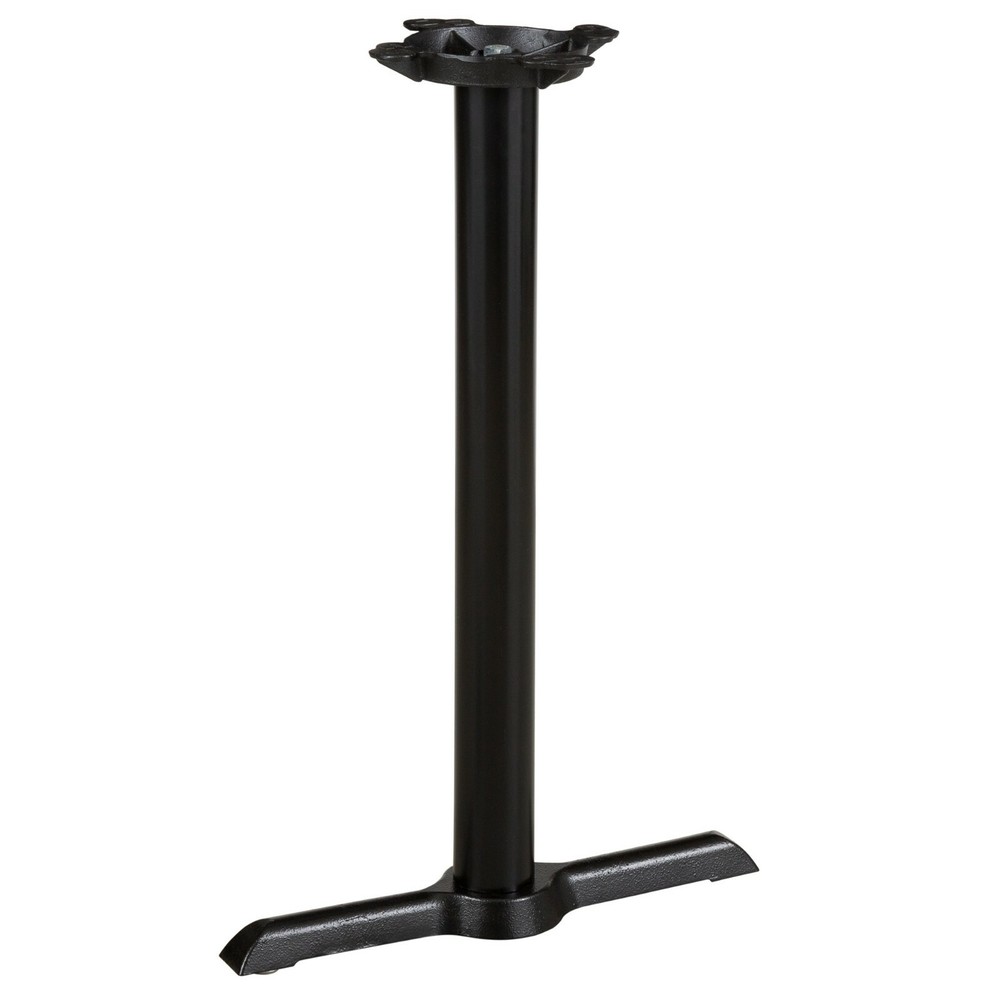 5'' x 22'' Restaurant Table T-Base with 3'' Dia. Counter Height Column