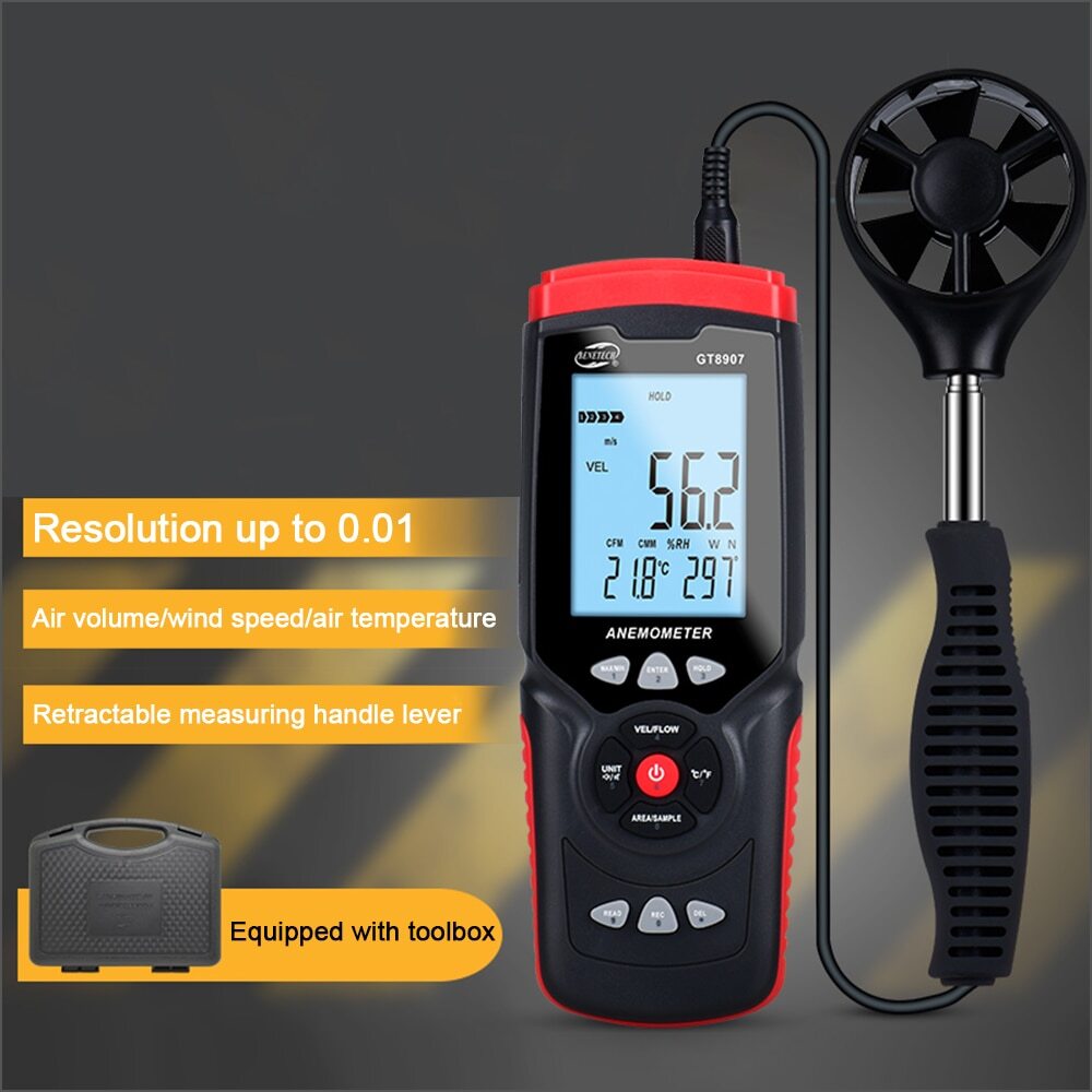 Anemometer Sensor Wind Meter Digital Anemometer LCD Digital Wind Speed Meter