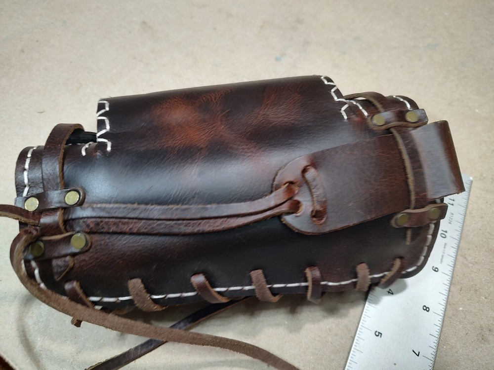 Leather Rifle Buttstock Butt Protector Cover, W/3 Size Cheek Pads