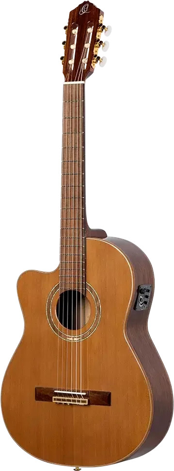 Ortega Guitars 6 String Performer Series Left-Handed Solid Top Medium Neck Ac...