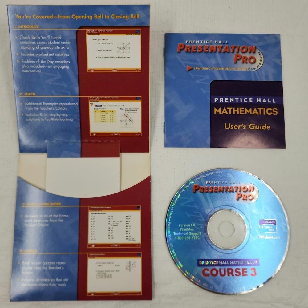 Prentice Hall Presentation Pro Mathematics Course 3 CD-ROM